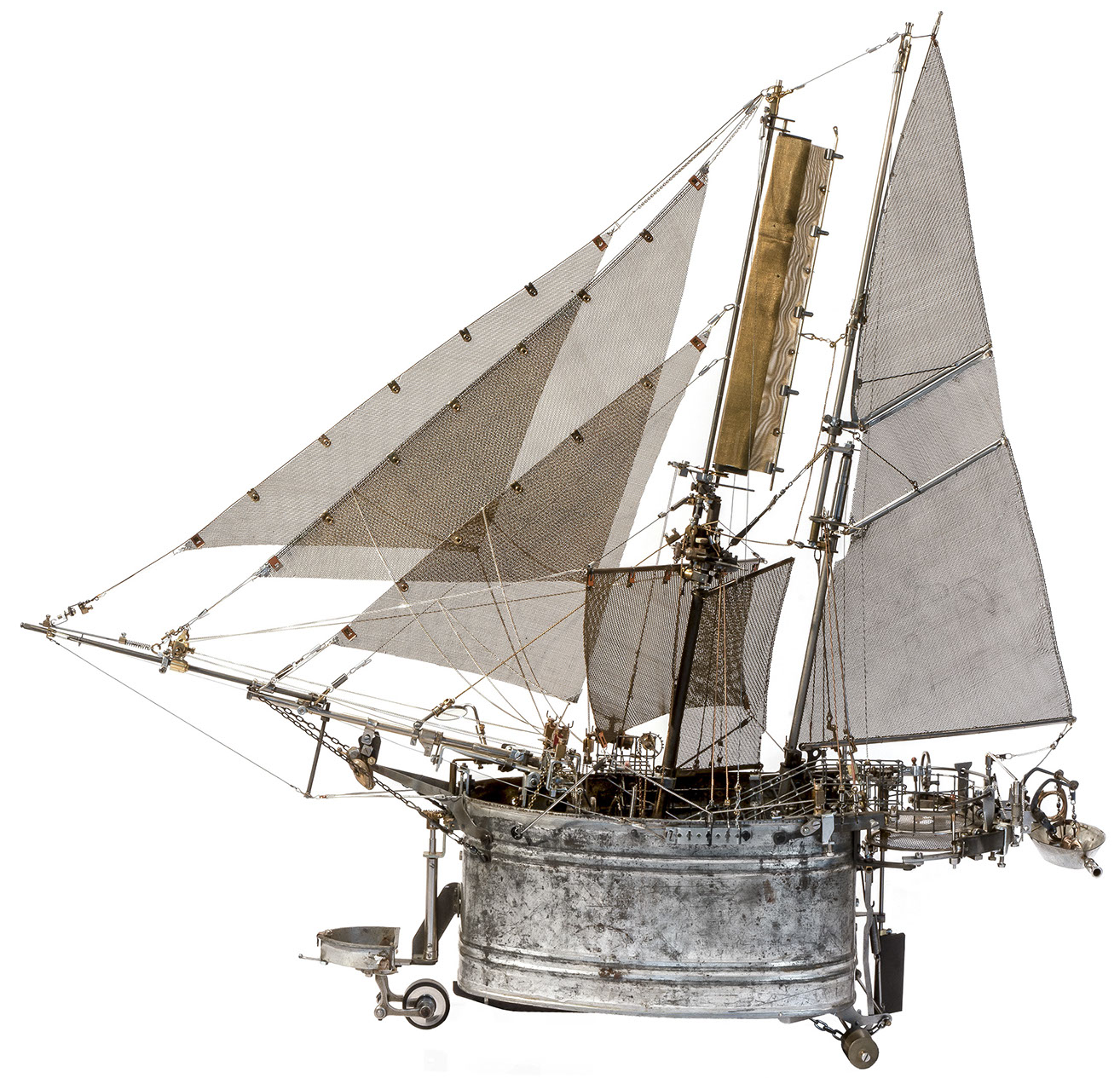 Flug-, Schwimm- und Fahrzeugerei, die fantastischen Maschinen von Albi Brun