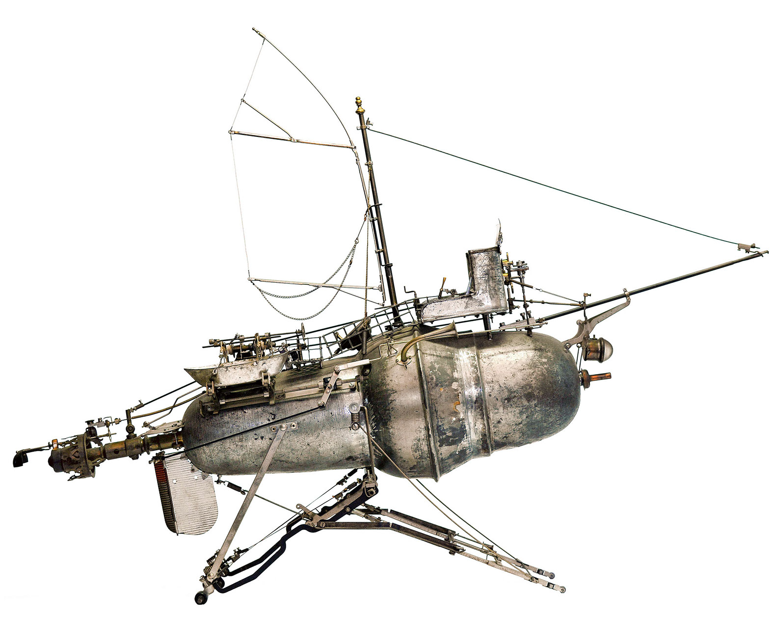 Flug-, Schwimm- und Fahrzeugerei, die fantastischen Maschinen von Albi Brun