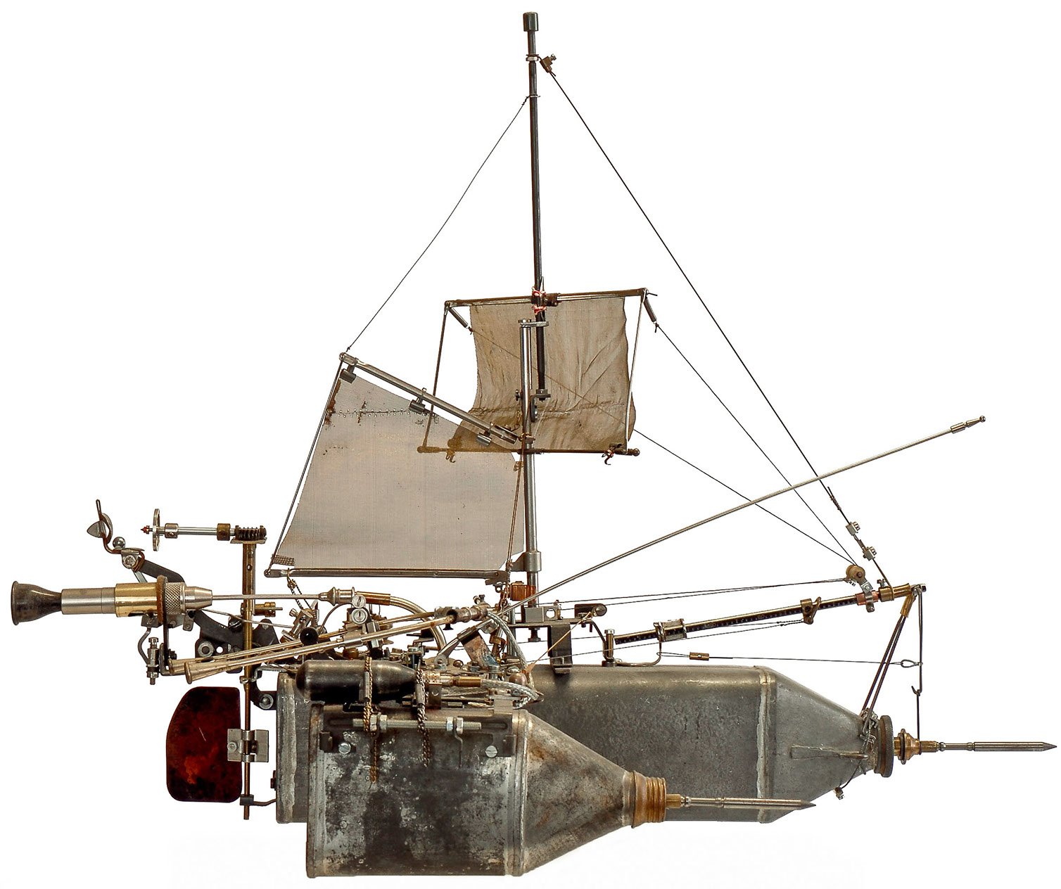 Flug-, Schwimm- und Fahrzeugerei, die fantastischen Maschinen von Albi Brun